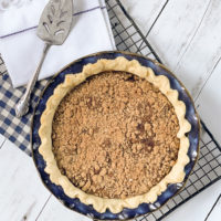 gluten free shoo fly pie on rack | gfJules
