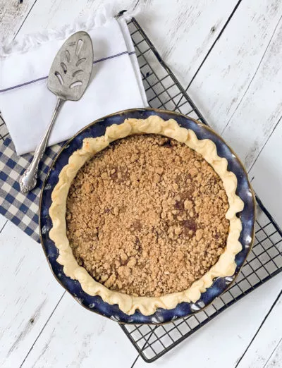 gluten free shoo fly pie on rack | gfJules