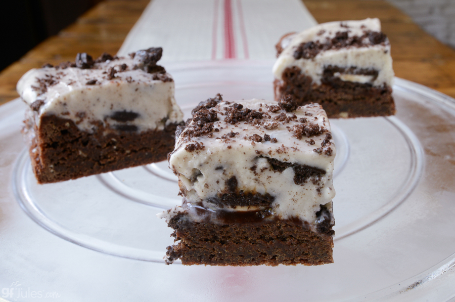 gluten free brownie sundae bars CU | gfJules