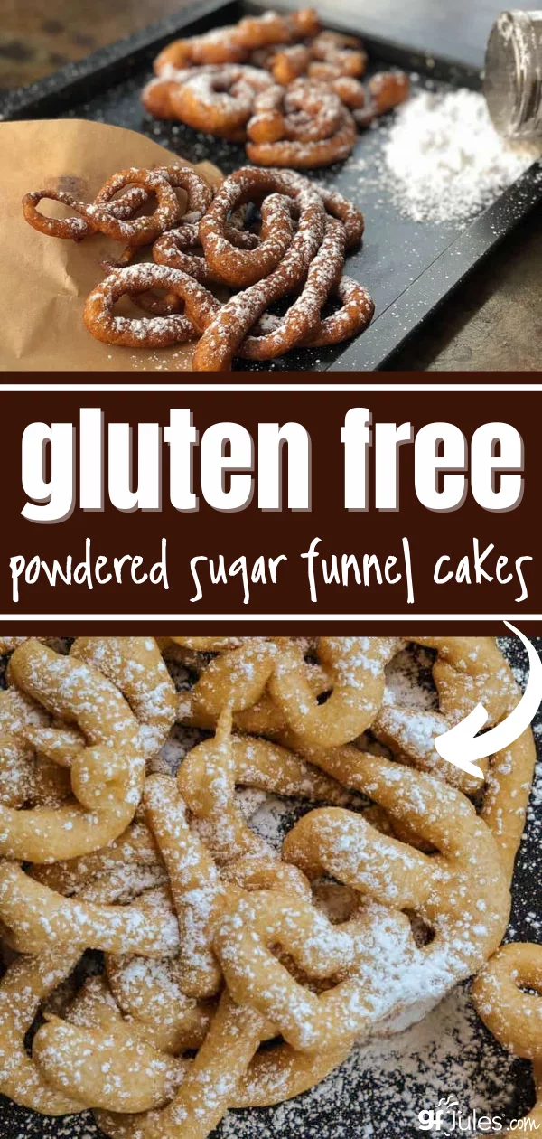 Gluten Free Powdered Sugar Funnel Cakes