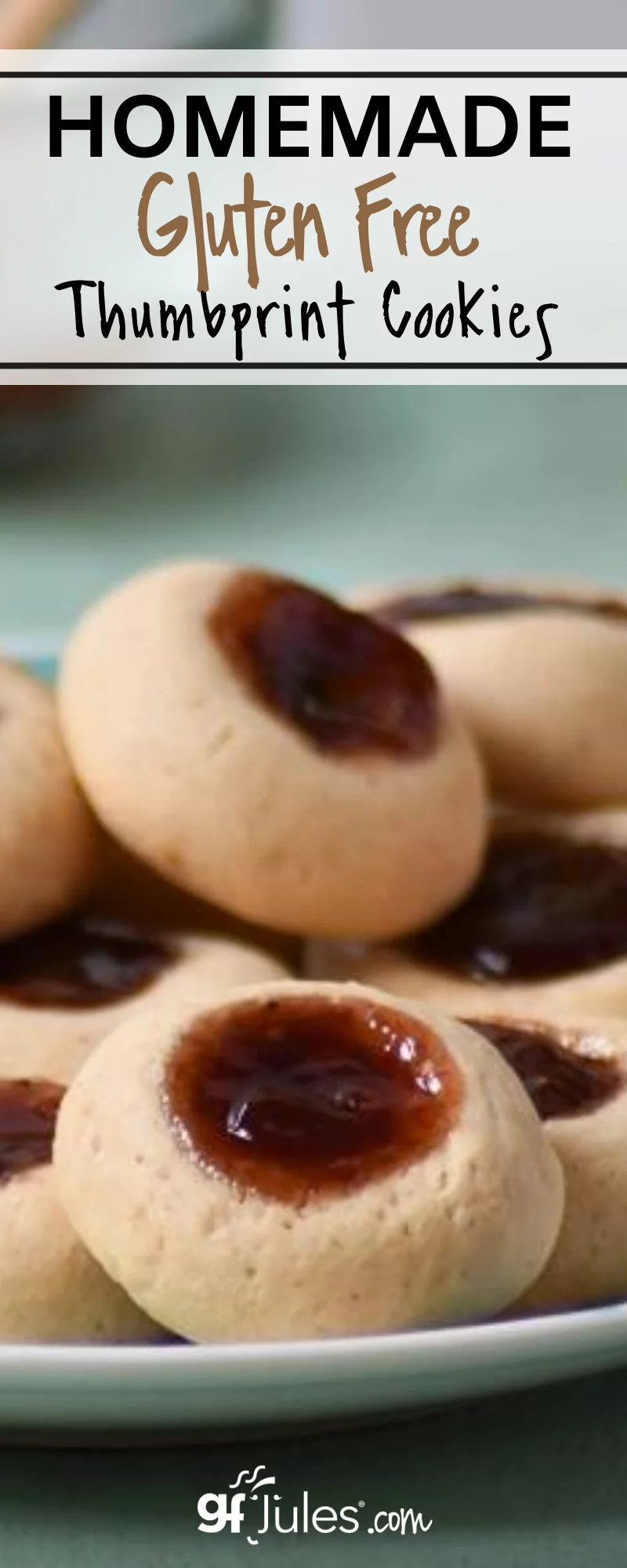 Homemade Gluten Free Thumbprint Cookies