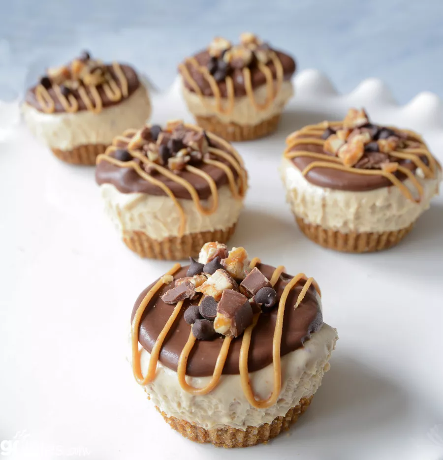 Frozen Chocolate Peanut Butter Pie Cups - Gluten free recipes - gfJules ...