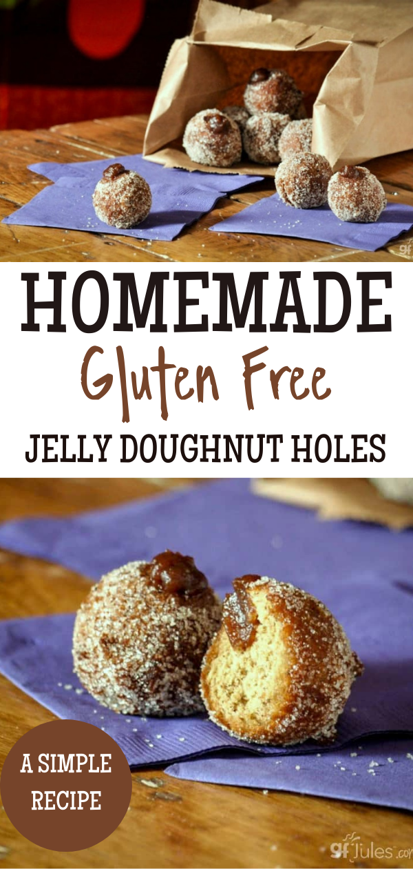 Homemade Gluten Free Jelly Doughnut Holes