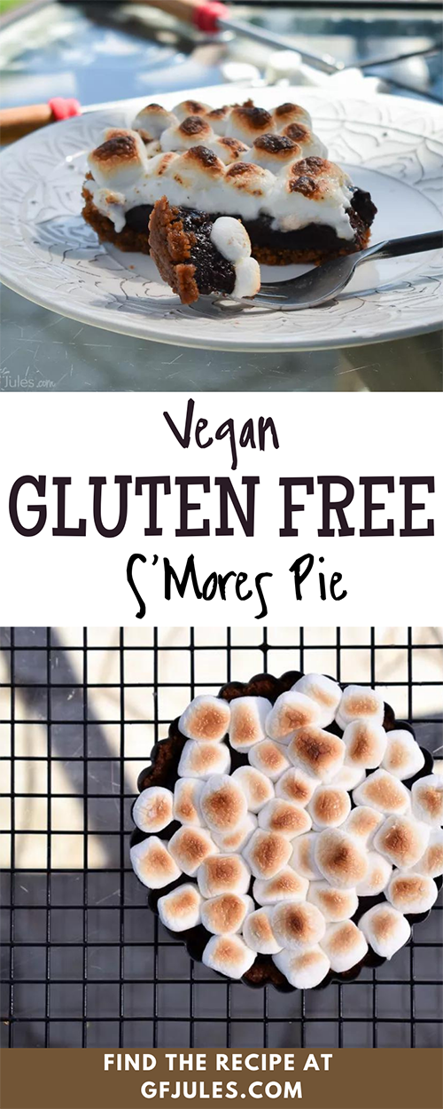 Vegan Gluten Free S’Mores Pie PIN