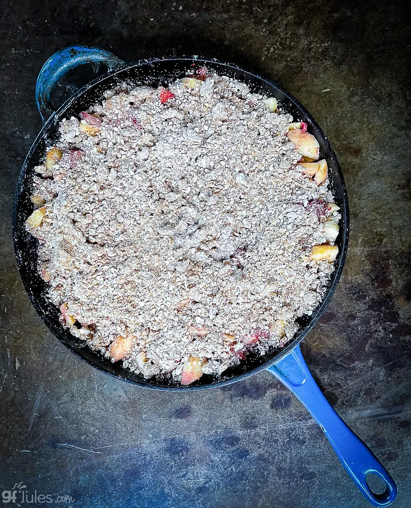 gluten free crisp before baking