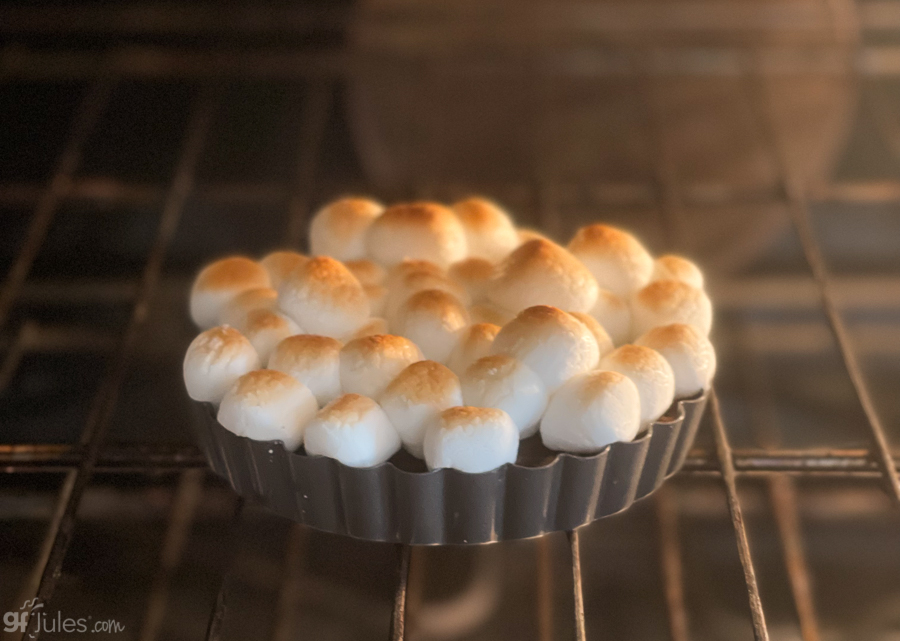 gluten free smores pie tart with marshmallows | gfJules