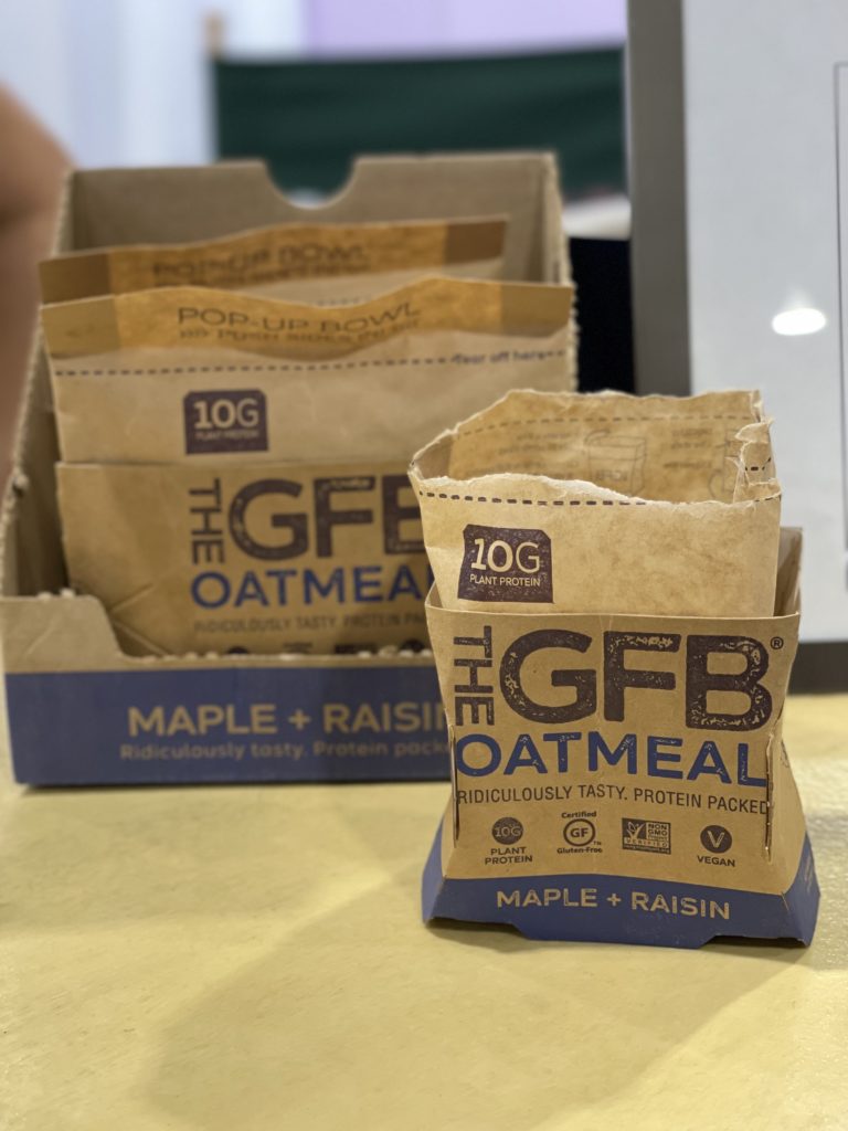 the GFB portable oatmeal