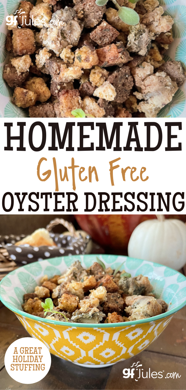 Homemade Gluten Free Oyster Dressing