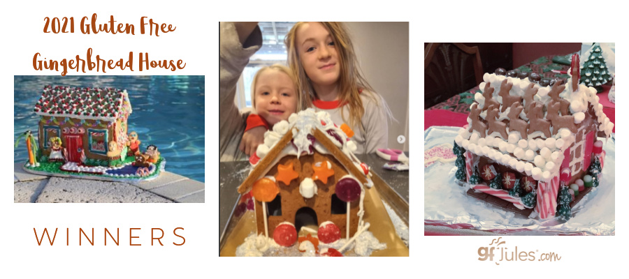 2021 Gluten Free Gingerbread House Winners