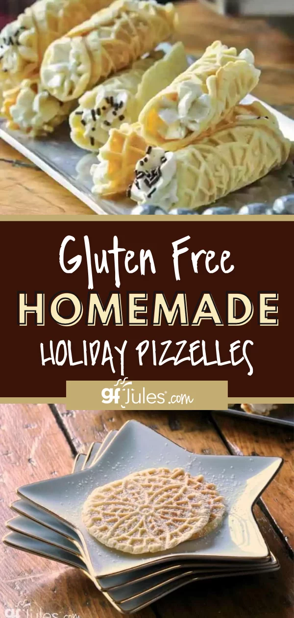 Gluten Free Homemade Holiday Pizzelles