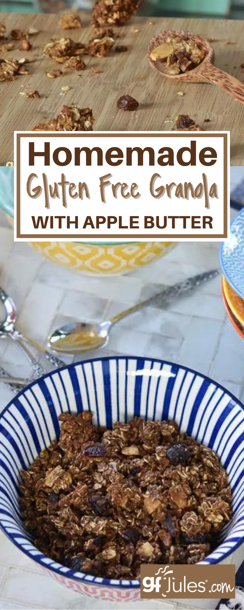 Gluten Free Granola with Apple Butter PIN