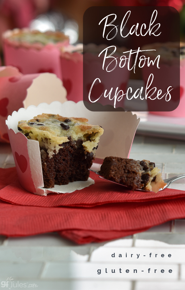 gluten free black bottom cupcakes | gfJules