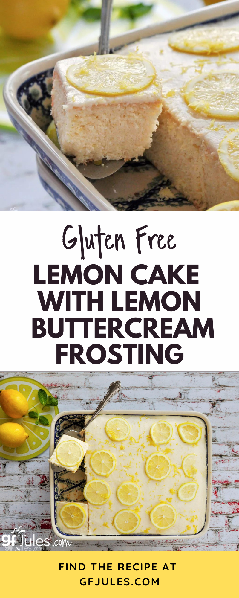 Gluten Free Lemon Cake PIN