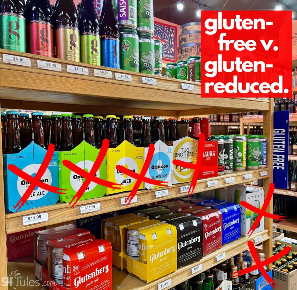 gluten-free v. gluten-reduced beers | gfJules