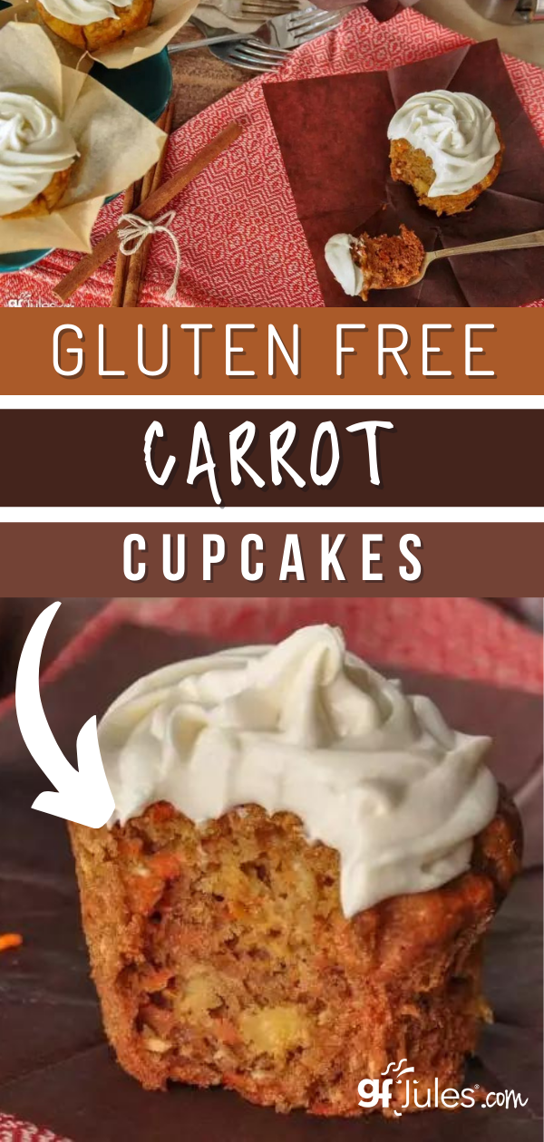 Gluten Free Carrot Cupcakes PIN