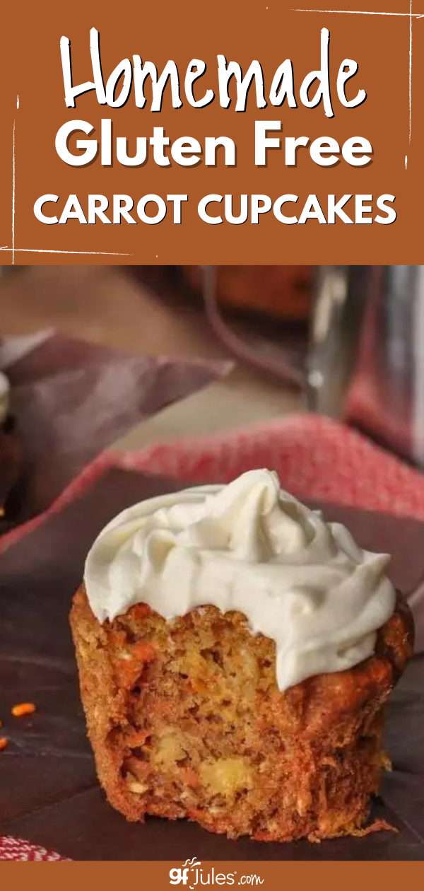 Homemade Gluten Free Carrot Cupcakes