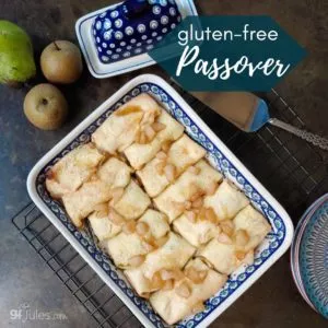 Gluten-Free Passover with blintzes