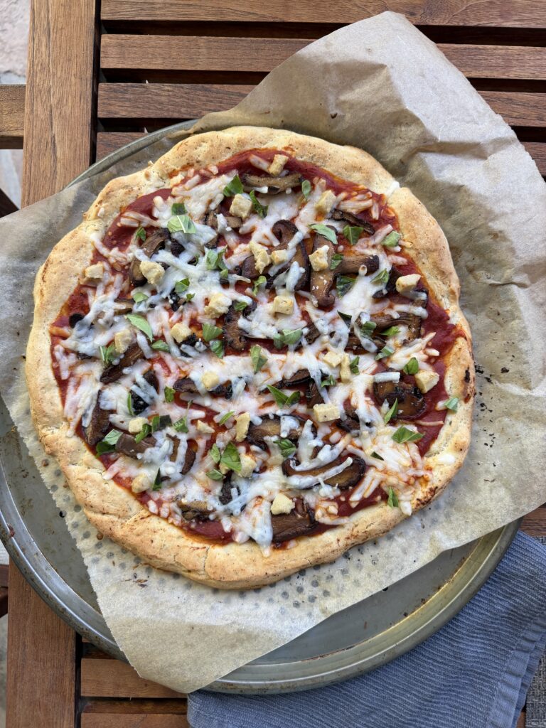 gluten free pizza baked at altitude