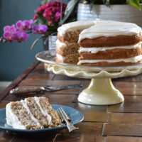 gluten free banana cake with slice | gfJules