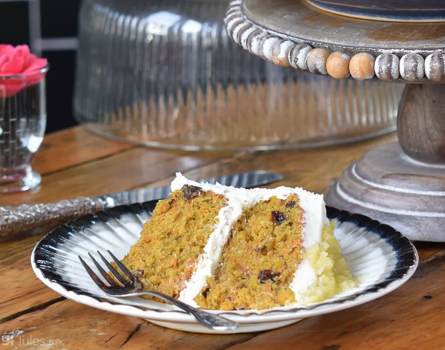 gluten free carrot cake CU | gfJules