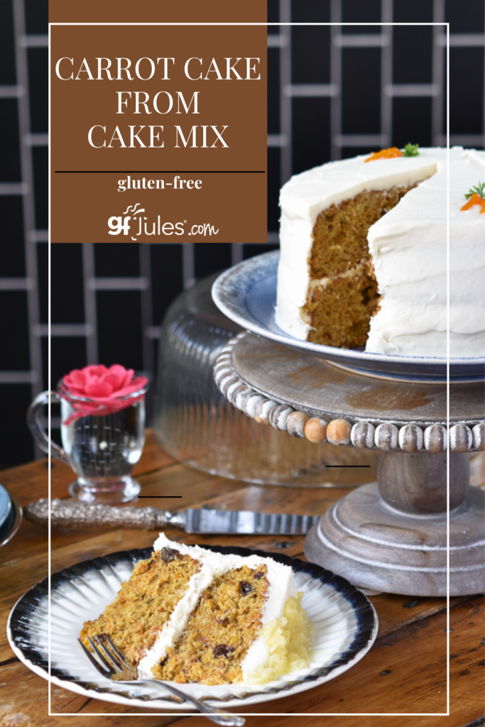 gluten free carrot cake from mix | gfJules