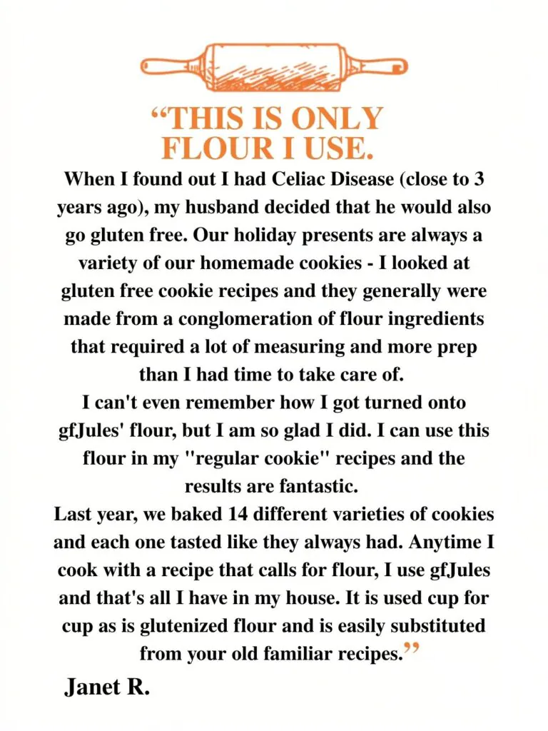 “This is only Flour I Use.