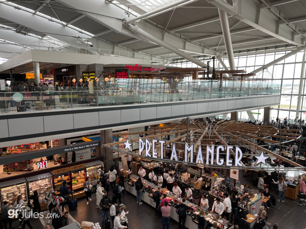 Pret a Manger at Heathrow Terminal 5