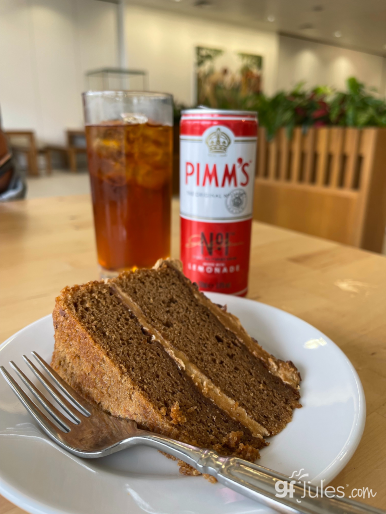 gluten free options at Wingfield at Wimbledon --Pimms is gluten free | gfJules