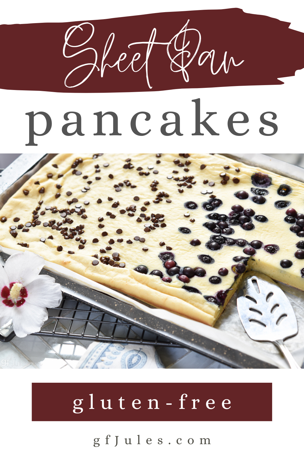 Gluten Free Sheet Pan Pancakes - Gluten free recipes - gfJules - with ...