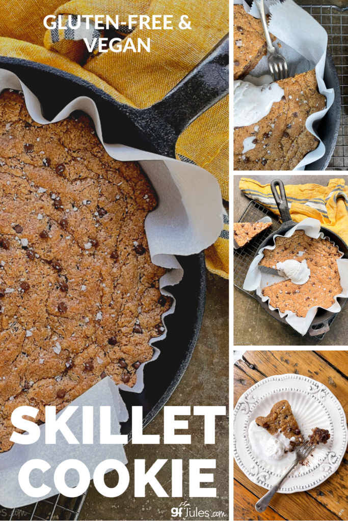 Skillet Cookie Gluten Free & Vegan