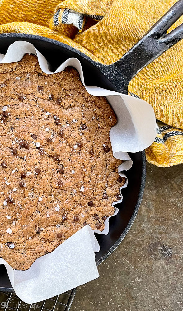 The Ultimate Gluten-Free Skillet Cookie - Fearless Dining