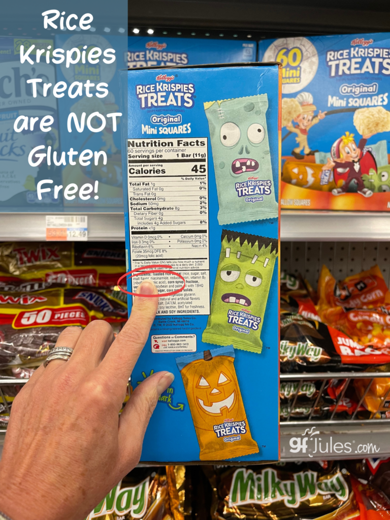 Rice Krispies Treats are Not Gluten Free 