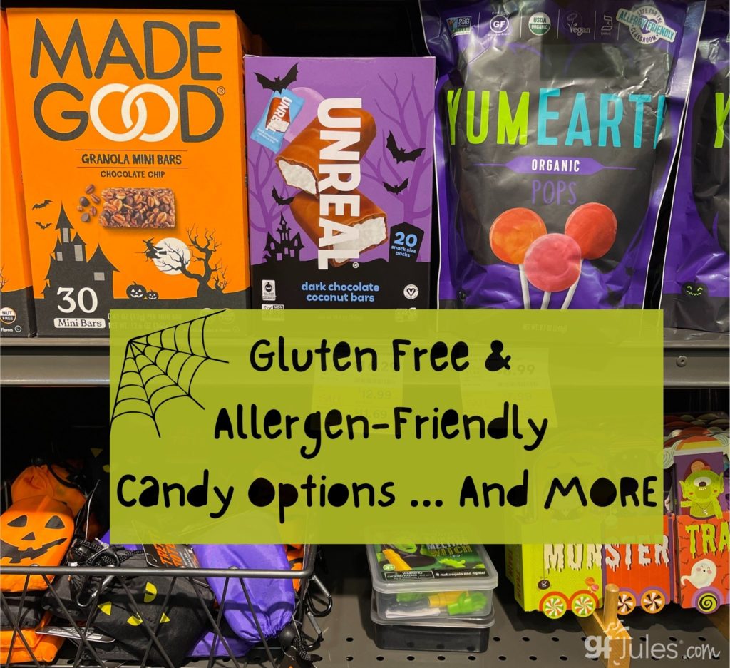 Gluten Free Halloween Candy List - safe gluten free treats - gfJules