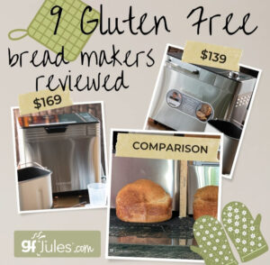 9 Gluten Free Bread Makers Reviewed | gfJules sq