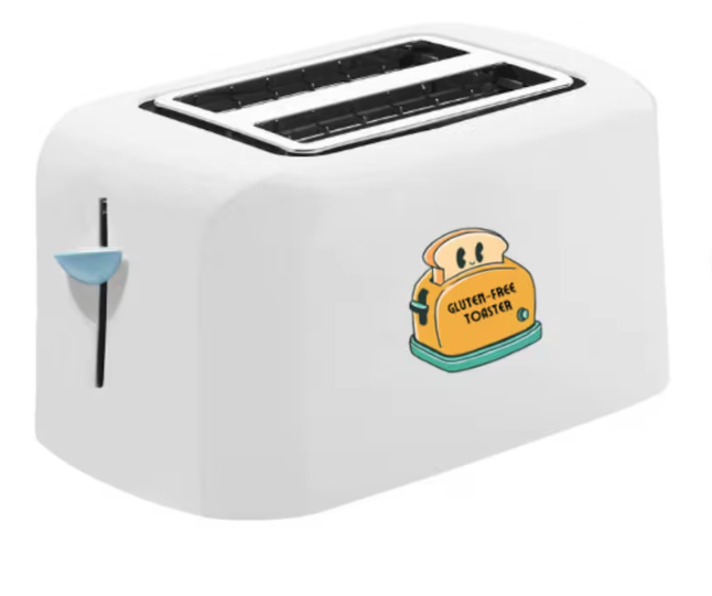 gluten free toaster sticker