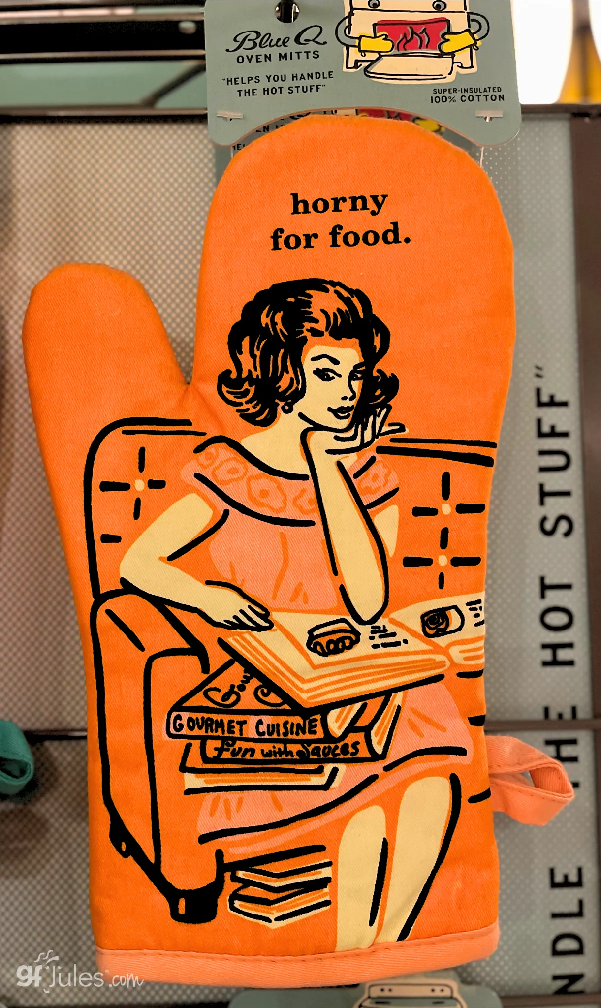 Funny oven mitts