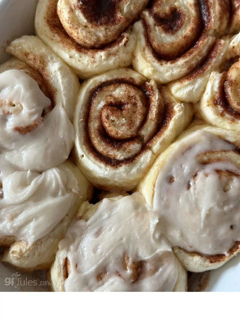 gluten free cinnamon rolls on Christmas morning | gfJules