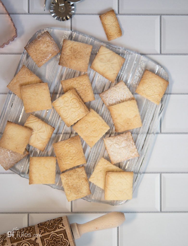 lemon gluten free shortbread oh