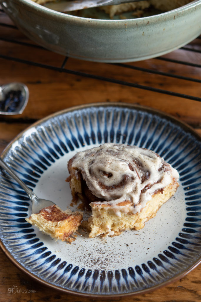 Earl Grey Tea Gluten Free Overnight Cinnamon Rolls CU