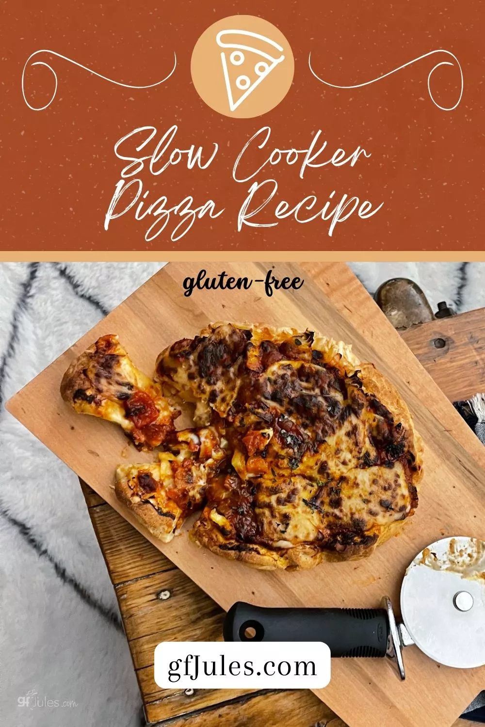 gluten-free slow cooker pizza recipe gfJules.com