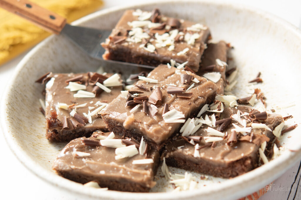 Almond Texas Sheet Cake for Two