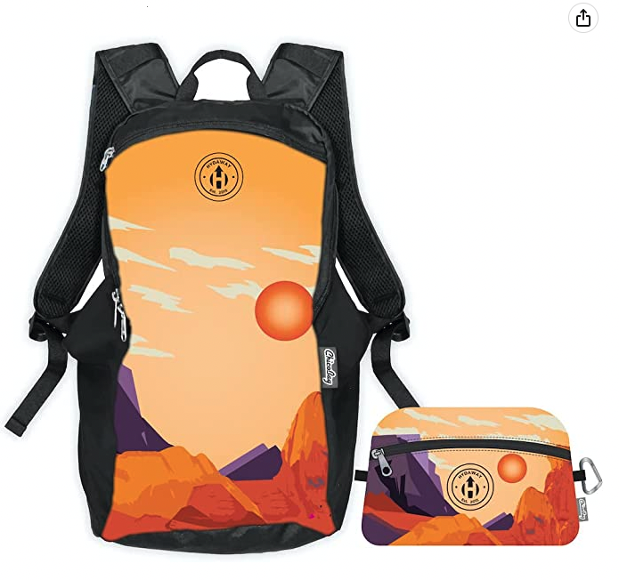 Hydaway Collapsible Backpack in Zion theme