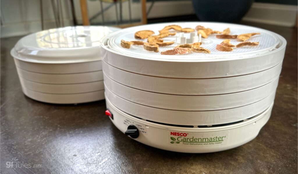 Nesco Food Dehydrator with dried apples | gfJules