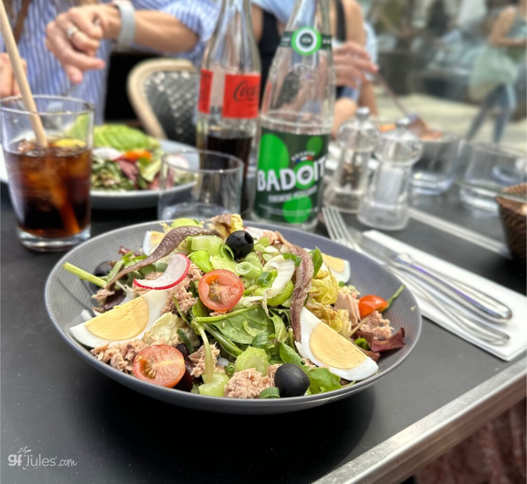 gluten free salad nicoise paris | gfJules