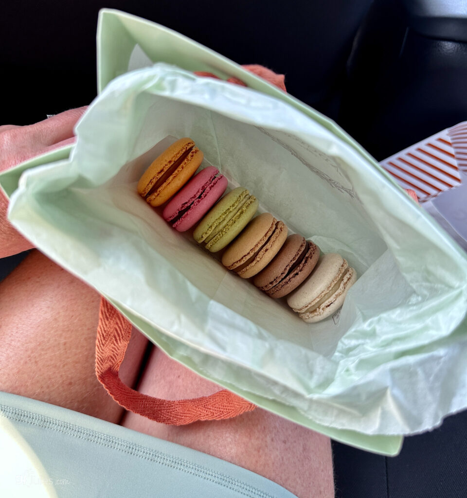 gluten free macarons for lunch!