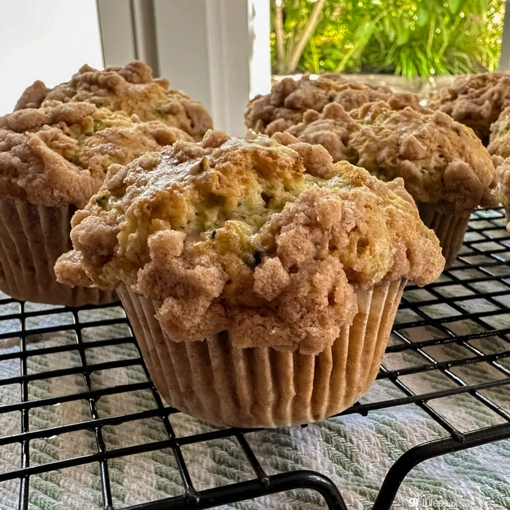 Gluten-free zucchini muffins with crumble-2-2-2