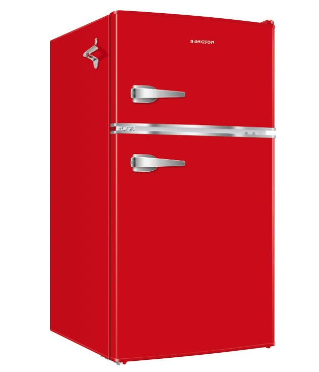 Bangson mini fridge in red