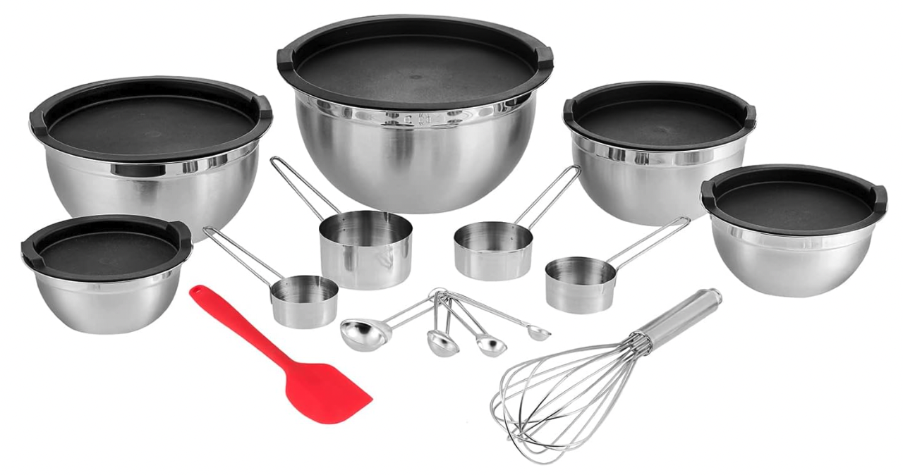 stainless mixing bowl set