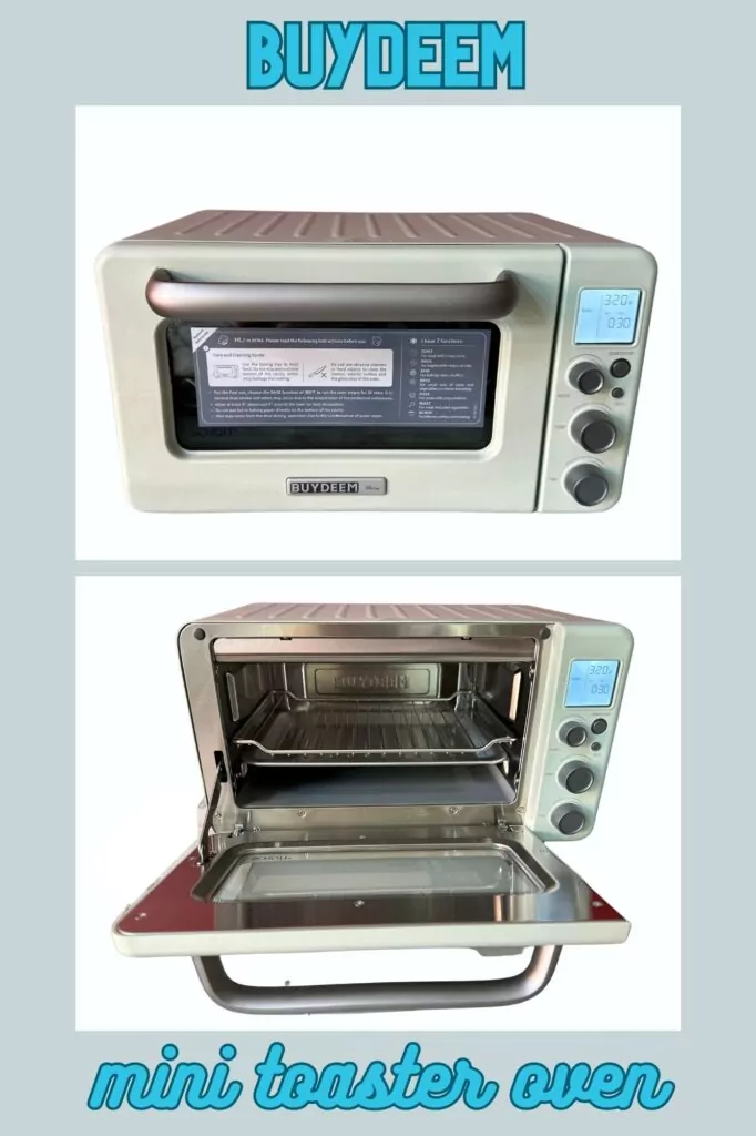 BuyDeem Mini Toaster Oven 