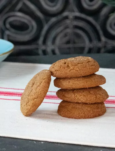 Gluten Free GIngerdoodles stacked